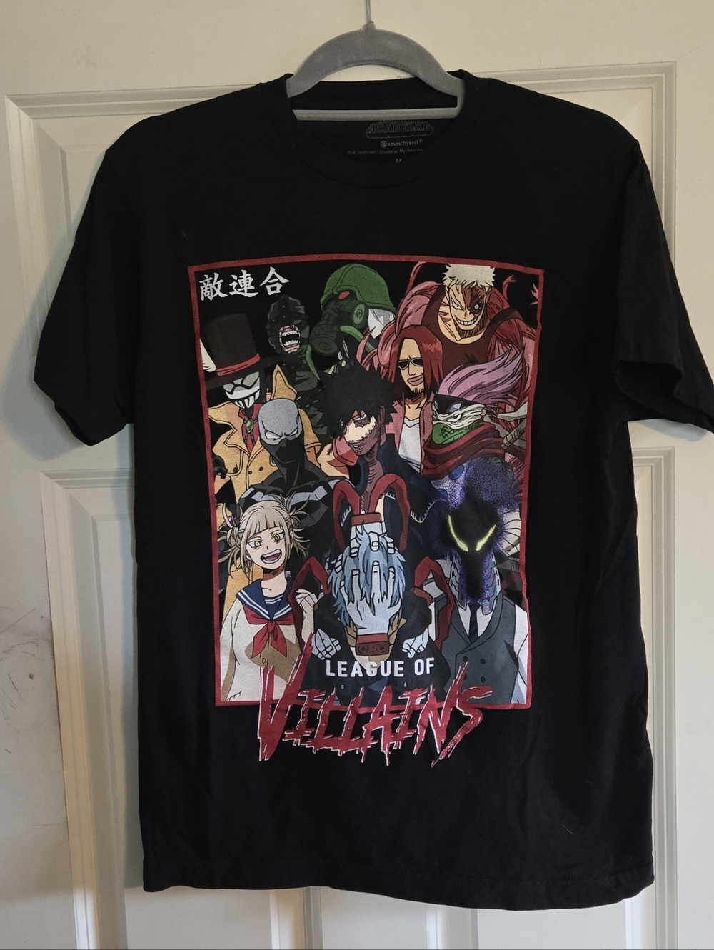 Crunchyroll 'League of Villains' Anime Character Collage Tee. Size M